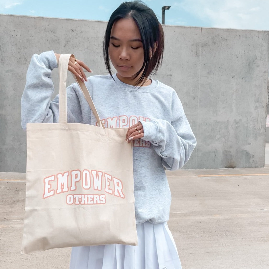 Minimalist Canvas Tote Bag