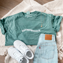 Load image into Gallery viewer, NEW Blue Spruce Embroidered Entrepreneur Tees
