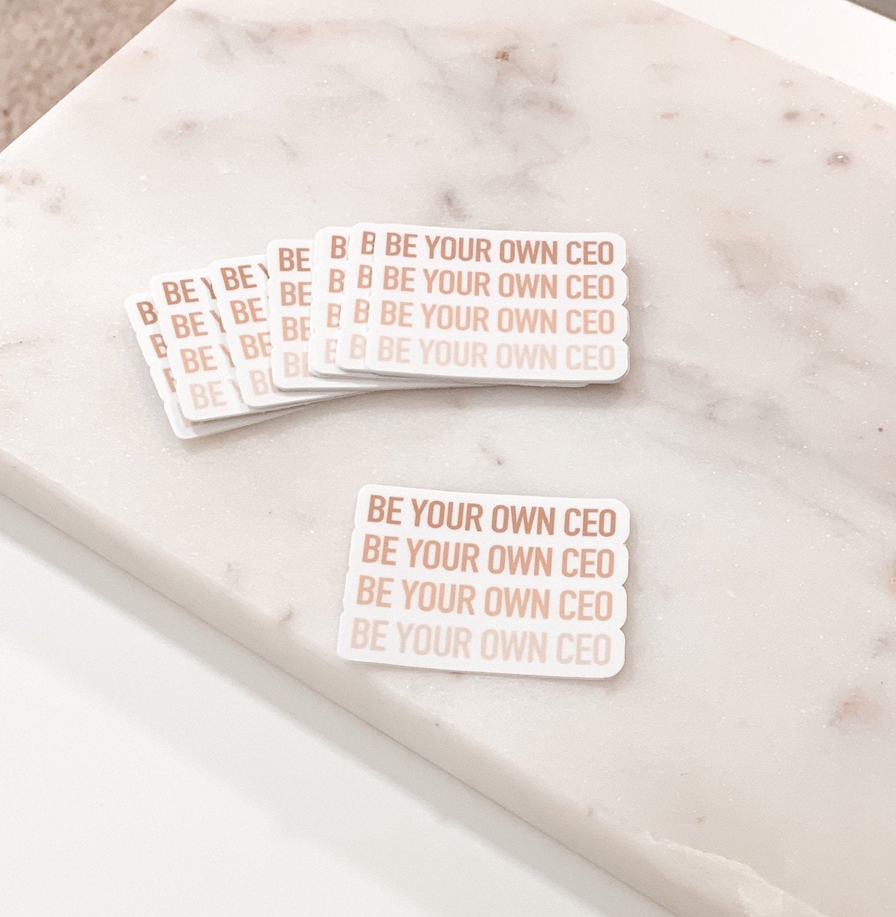 Be Your Own CEO Vinyl Stickers – DESIGNSBYFELICIAS