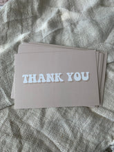 Load image into Gallery viewer, 002 - Thank You Cards - Groovy Font
