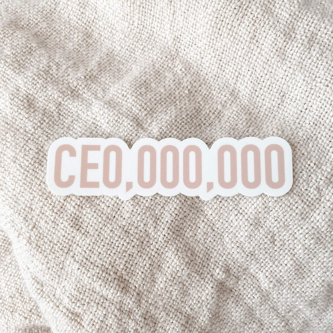 CE0,000,000 Vinyl Sticker